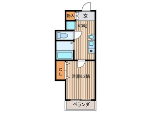 ﾗﾌｧﾐ-ﾕ千里山の物件間取画像